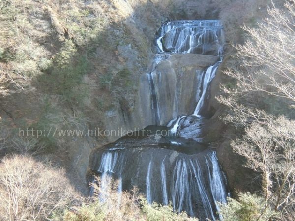 冬の袋田の滝